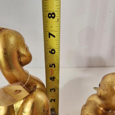 Pair Vintage McFarlin Golden Ducks with Tag