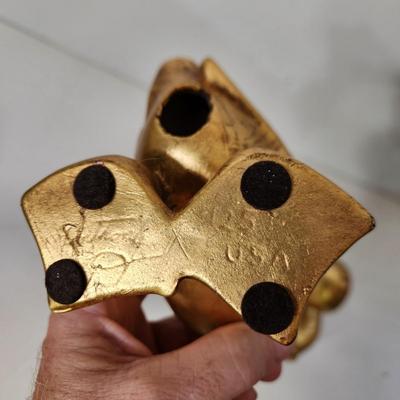 Pair Vintage McFarlin Golden Ducks with Tag