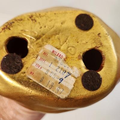 Pair Vintage McFarlin Golden Ducks with Tag