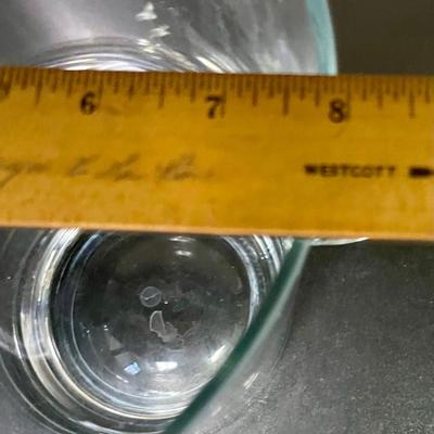 Heavy Clear Glass Ice Bucket