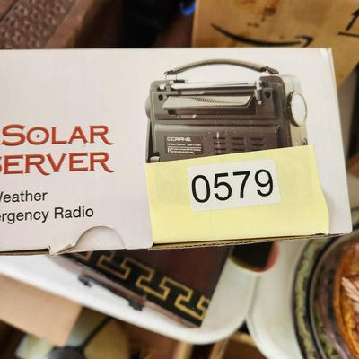 C Crane CC Solar Observer AM/FM Weather Solar Emergency Radio NIB