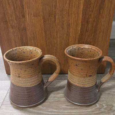 (4) Pottery Mugs