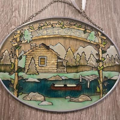 (2) Stained Glass Sun Catchers