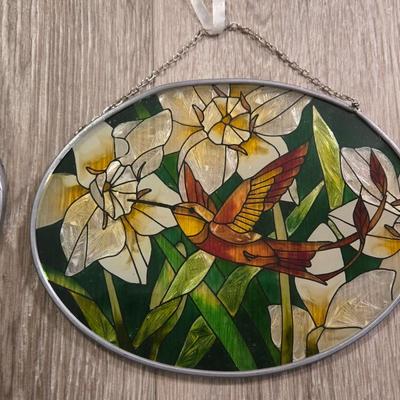 (2) Stained Glass Sun Catchers