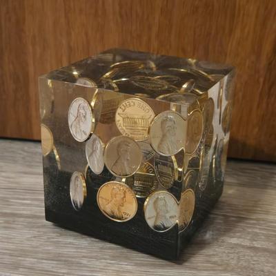 Suspended Penny Paperweight