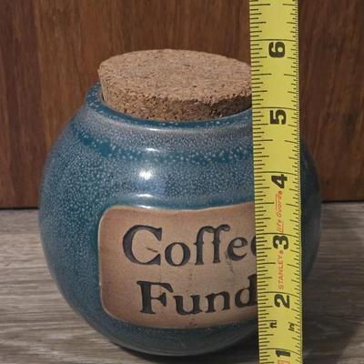 Coffee Fund Pottery Jar
