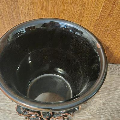 Brown Pottery Flower Pot
