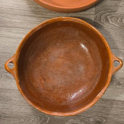 (2) Terracotta Serving Dishes