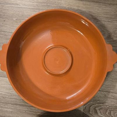 (2) Terracotta Serving Dishes