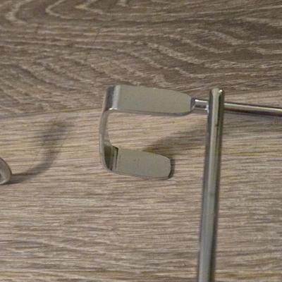 (2) Metal Over the Door Hook Racks