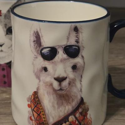 Set of 5 Animal Mugs