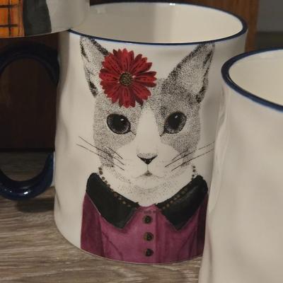 Set of 5 Animal Mugs