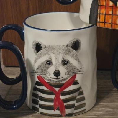Set of 5 Animal Mugs