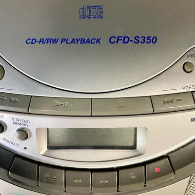 Sony Portable AMFM Cassette Boombox