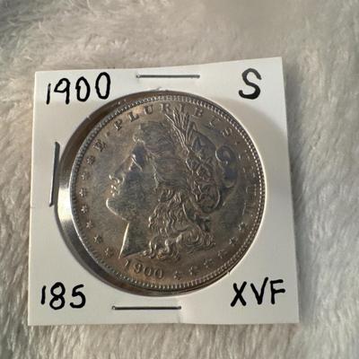 1900 S MORGAN XVF U S 1$ SILVER