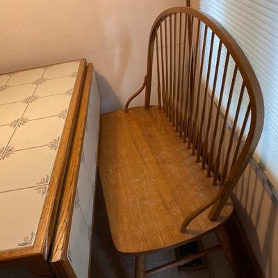 Country Table, Chairs and Bench