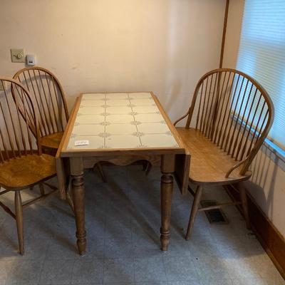 Country Table, Chairs and Bench
