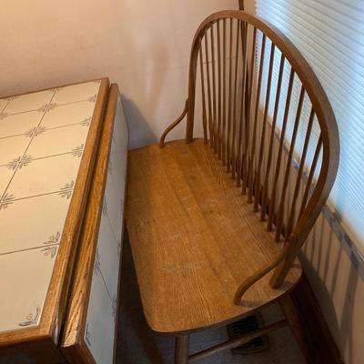 Country Table, Chairs and Bench