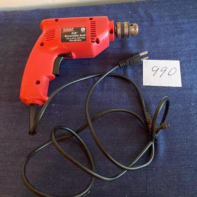 Shop Source 3/8” Reversible Drill