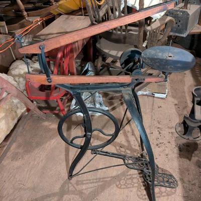Antique Foot Pedal Scroll Saw