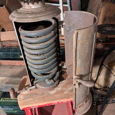 Antique Cast Iron Water Heater