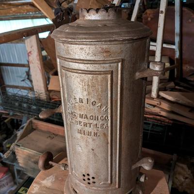 Antique Cast Iron Water Heater