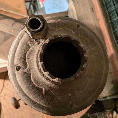 Antique Cast Iron Water Heater