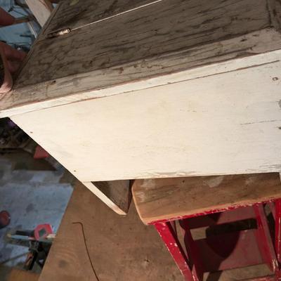 Antique Farmhouse Stool/Cabinet