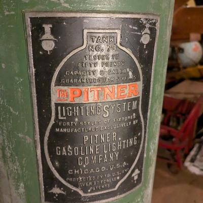 The Pitney Lighting System Gas Tank No 70