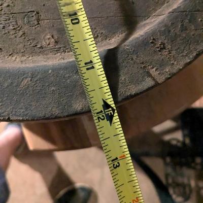 Antique 1' Wooden Wheel