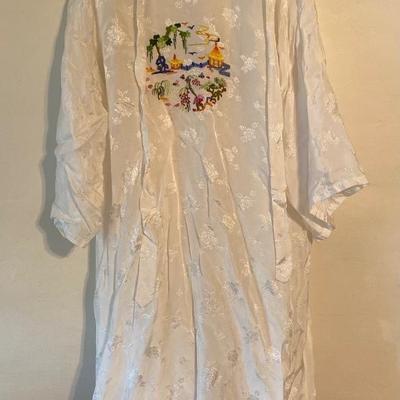 Vintage China Rayon Robe