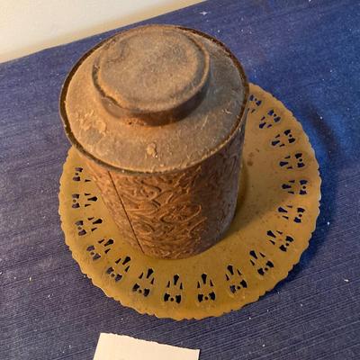 Vintage Embossed Tin