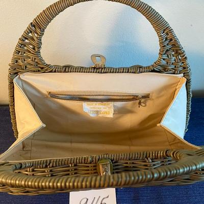 Vintage Wicker Purse