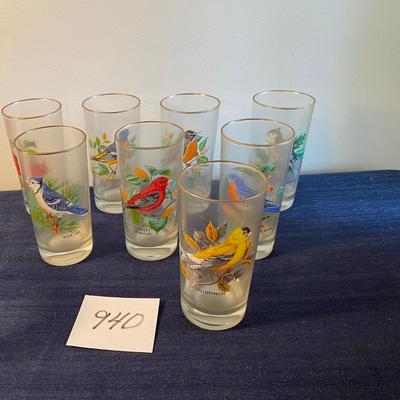 Vintage Bird Glasses