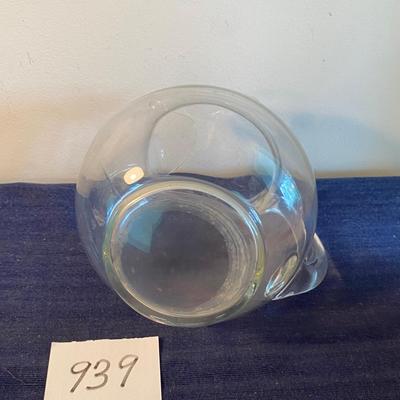 Vintage Glass Ball Pitcher