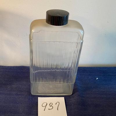 Vintage Ribbed Refrigerator Decanter