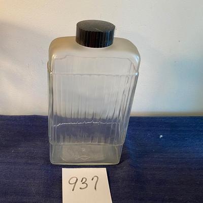 Vintage Ribbed Refrigerator Decanter