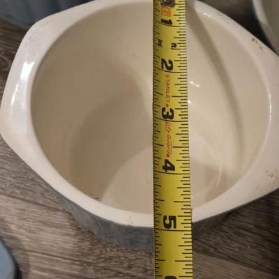 Ceramic Dutch Ovens (2) and Skillet