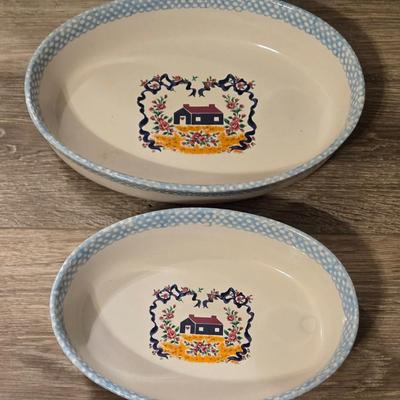 (2) Nesting Casserole Dishes