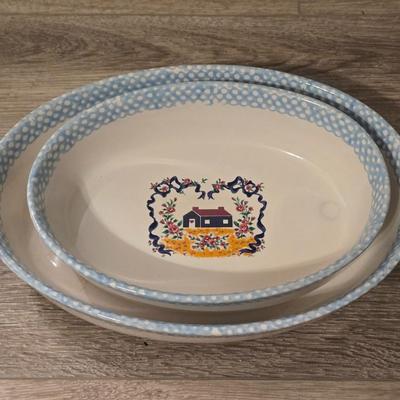 (2) Nesting Casserole Dishes