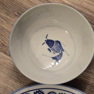 Asian Fish & Dragon Dishes
