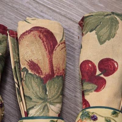 Napkins with Matching Napkin Rings