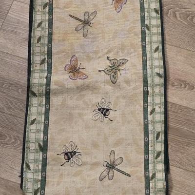 Bees and Butterflies Table Runner