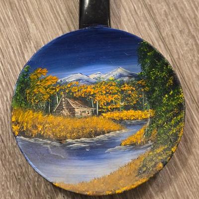 Handpainted Small Skillet Deco
