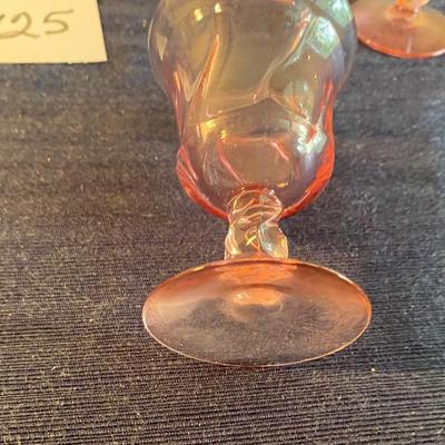 7 Vintage Fostoria Small Goblets
