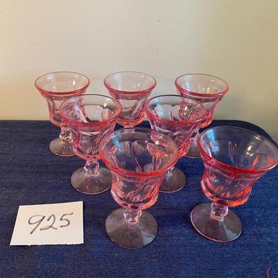 7 Vintage Fostoria Small Goblets
