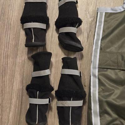 Large Pet Coat and Booties