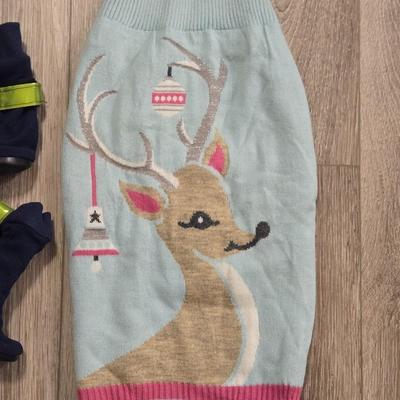 Large Pet Sweater and Booties
