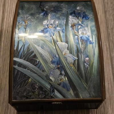 Glass Music Box Jewelry Box