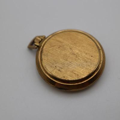 ARMITRON Gold Toned Pocket Watch (See Description)